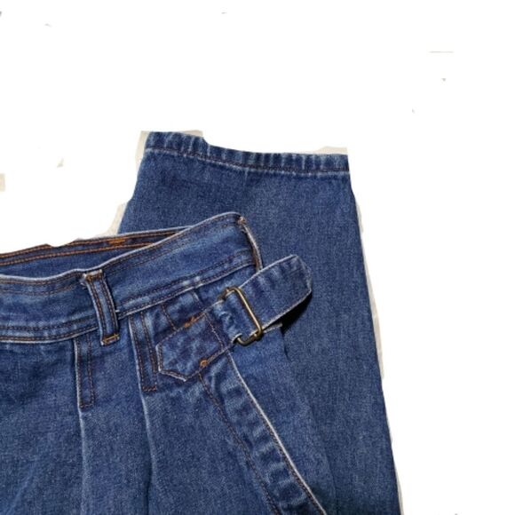 Vintage 90's Mom Jeans Rib cage High Waisted Size 36" 100% Cotton. - Picture 4 of 13